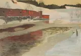 Frits Thaulow, Inntrykk fra sne, Fargeradering, lysmål