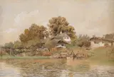 Hans Gude, Frauen Chiemsee