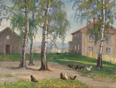 Marie Tannæs, Fra Vøyenvollen, Olje på lerret