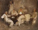 Carl von Hanno, Murerkneipen, 1925, Olje på lerret