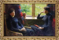Erik Werenskiold, Minner I, 1890, Olje på lerret