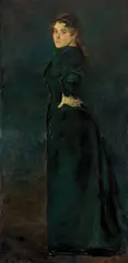 Christian Krohg, Portrett av Alexandra Thaulow, Olje på lerret