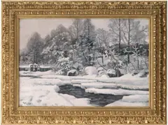 Frederik Collett, Mesna vinter, 1893, Olje på lerret