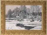 Frederik Collett, Mesna vinter, 1893, Olje på lerret