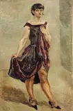 Per Krohg, Thérèse, 1925, Olje på lerret