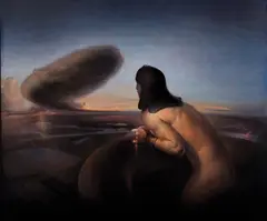 Odd Nerdrum, Skyen, Olje på lerret