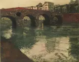 Frits Thaulow, Veronabroen, Fargeradering