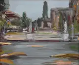Svein Johansen, Fra de mausoleiske marker, Olje på lerret