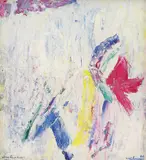 Den første blomst by Jakob Weidemann, 1966, Olje på lerret, sold Nov 2007