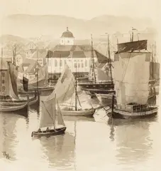 Thorolf Holmboe, Fra Bergens våg, Lavering, lysmål