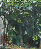 Per Krohg, Renaissanse, 1944, Olje på plate