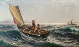 Hans Dahl, Seilbåter i frisk bris
