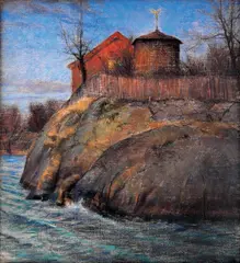 Eugen Prins, Elegi II, Olje på lerret