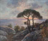 Thorolf Holmboe, Midnattsol Nordland, Olje på lerret
