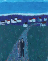 Victor Sparre, Utenfor, 1975, Ole på lerret