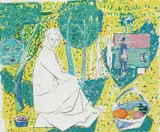 Høst by Kai Fjell, Serigrafi, lysmål, sold Dec 2006