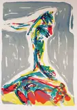 Asger Jorn, Komposisjon, 1969, Litografi