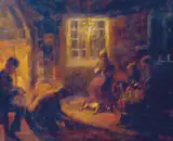 Kristen Holbø, Figurer i interiør