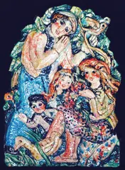Thorstein Rittun, Sommerdag, Relieff i keramikk