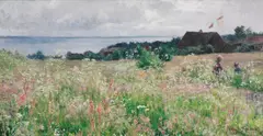 Kitty Lange Kielland, Høysommer, 1893, Olje på lerret