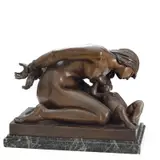 Stephan Sinding, Fanget mor, Bronse