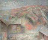 Fra Namdalen by Johannes Rian, Olje på lerret, sold Nov 2006