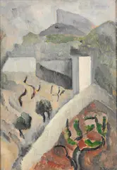 Ragnhild Keyser, Fra Cahors, Syd-Frankrike, Olje på lerret