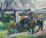 Kristen Holbø, To hester, en rytter