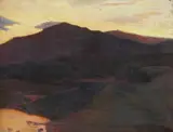 Oluf Wold-Torne, Kveld, 1894, Olje på lerret