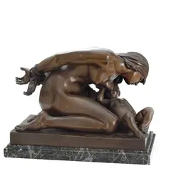 Fanget mor by Stephan Sinding, Bronse, sold May 2006