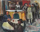 Reidar Aulie, Fra en bar