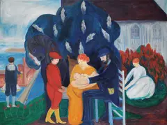 Rudolph Thygesen, Tre generasjoner, 1937, Olje på lerret