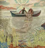 Per Krohg, Fra Hvaler, 1955, Olje på lerret