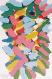 Komposisjon by Karel Appel, Serigrafi, lysmål, sold Dec 2005