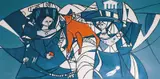Olympen by Kai Fjell, Serigrafi, lysmål, sold Dec 2005