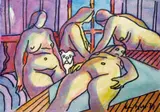 Isolasjon by Kai Fjell, 1979, Akvarell på papir, sold Dec 2005