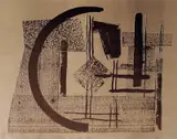 Robert Jacobsen, Komposisjon, Serigrafi, lysmål
