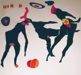 Jens Johannessen, Dansere, Serigrafi, lysmål