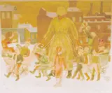 Per Krohg, Moderen, 1950, Litografi, lysmål