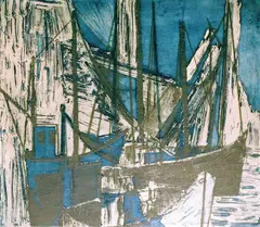 Inger Sitter, Komposisjon, 1954, Radering, lysmål