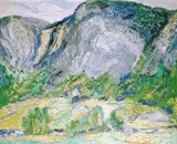 Reidar Fritzvold, Nomeland. Valle i Setesdal, 1960, Olje på plate