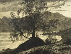 Thomas Fearnley, Slinderbjerken, Radering