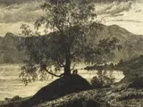 Thomas Fearnley, Slinderbjerken, Radering