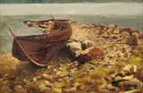 Hans Dahl, Oselver på strand