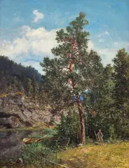 Morten Müller, Fra Nordmarka, Olje på lerret