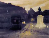 Frits Thaulow, Diligencen, Fargeradering, lysmål