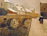 Frits Thaulow, Broen i Amiens, Fargeradering
