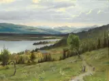 Johan Herman Wedel Anker, Fefor Sanatorium, 1894, Olje på lerret