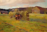 Gudmund Stenersen, Hesjehøy, Olje på lerret