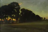 Thorolf Holmboe, Åker og løvtrær i aftenlys
